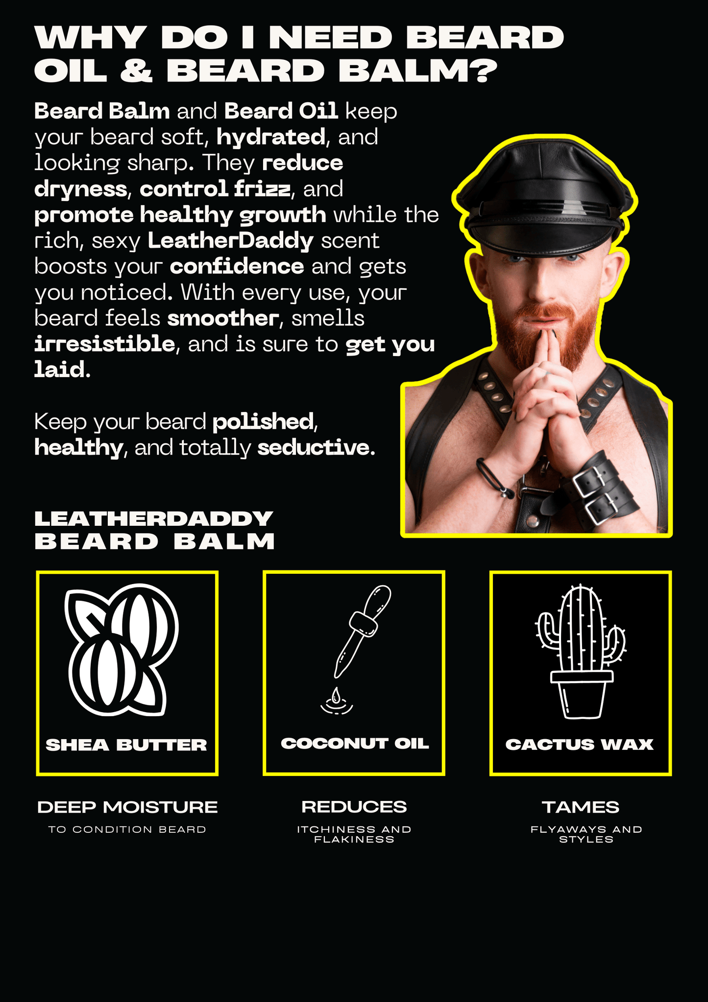 Skincare Beard Balm LEATHERDADDY BATOR