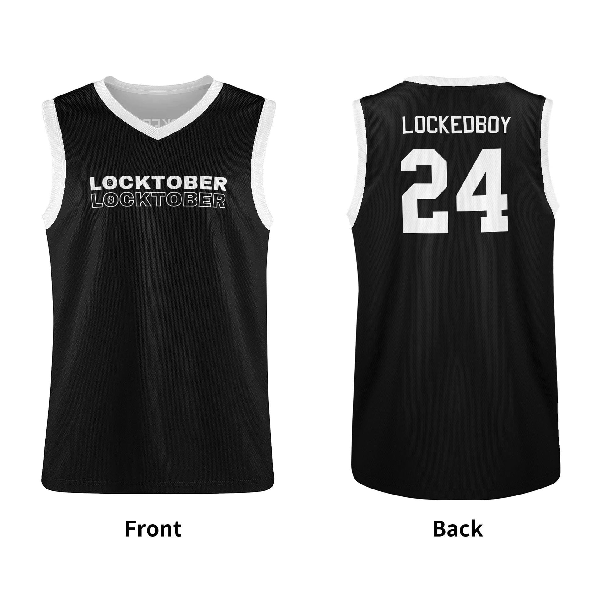 Locktober Varsity Basketball Jersey Tank Top LEATHERDADDY BATOR