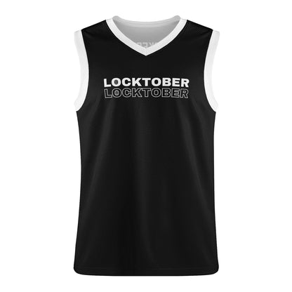 Locktober Varsity Basketball Jersey Tank Top LEATHERDADDY BATOR