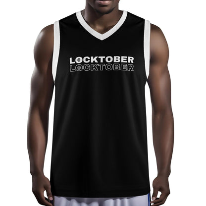 S Locktober Varsity Basketball Jersey Tank Top LEATHERDADDY BATOR