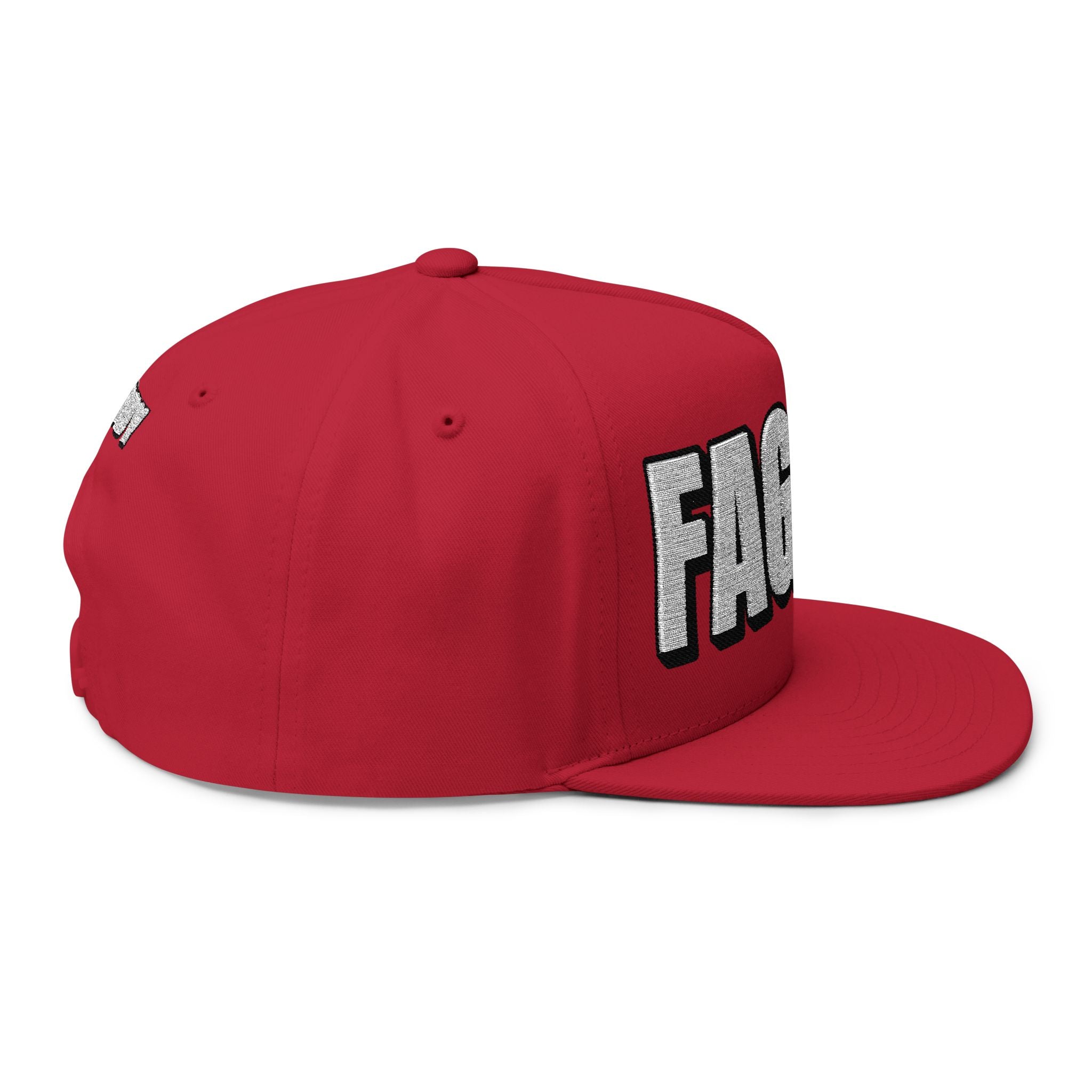 Hats INTO: F@GGOT Embroidered Flat Bill Cap – Bold Statement Hat for Queer Pride & Power LEATHERDADDY BATOR