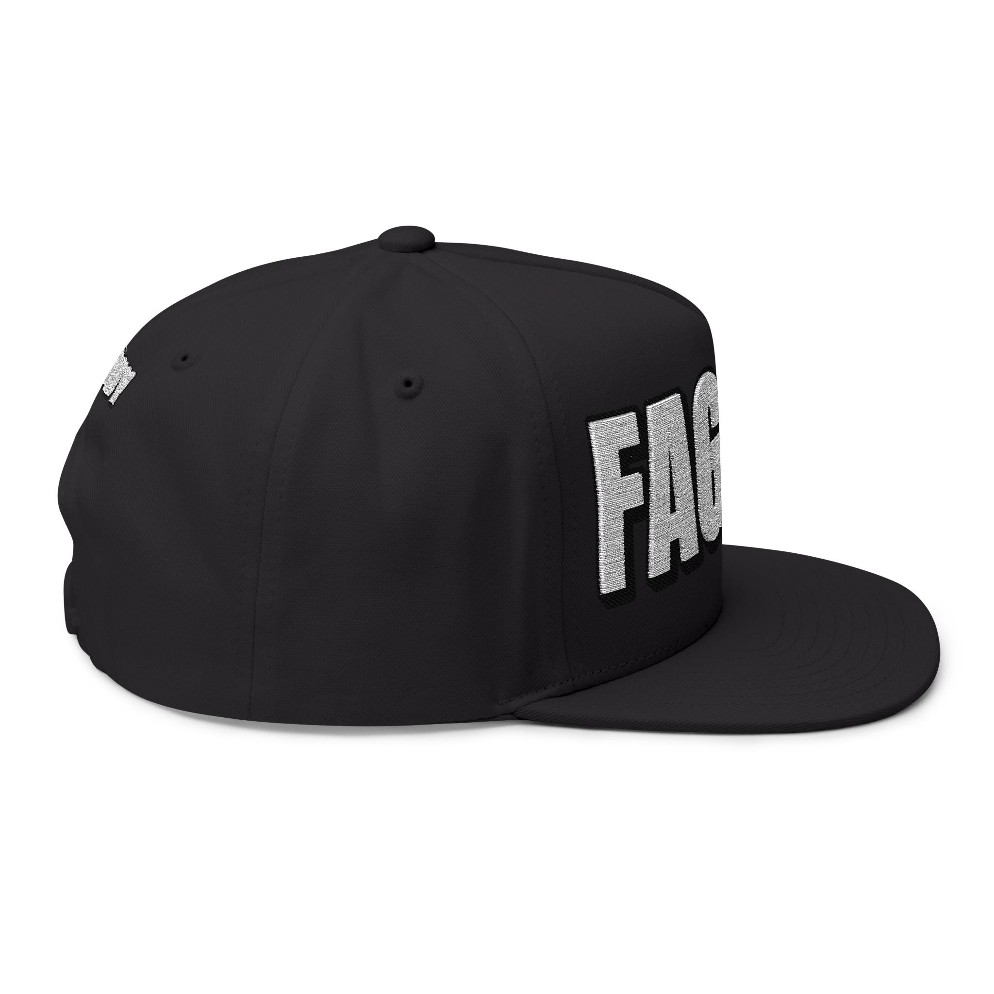 Hats INTO: F@GGOT Embroidered Flat Bill Cap – Bold Statement Hat for Queer Pride & Power LEATHERDADDY BATOR