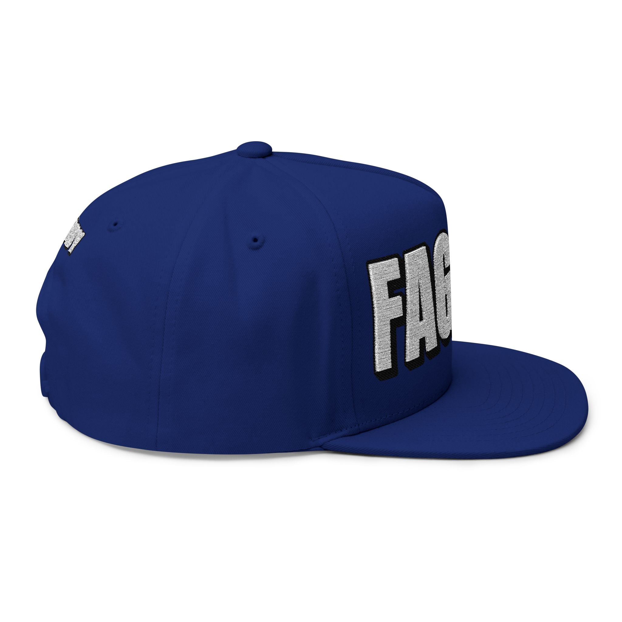 Hats INTO: F@GGOT Embroidered Flat Bill Cap – Bold Statement Hat for Queer Pride & Power LEATHERDADDY BATOR