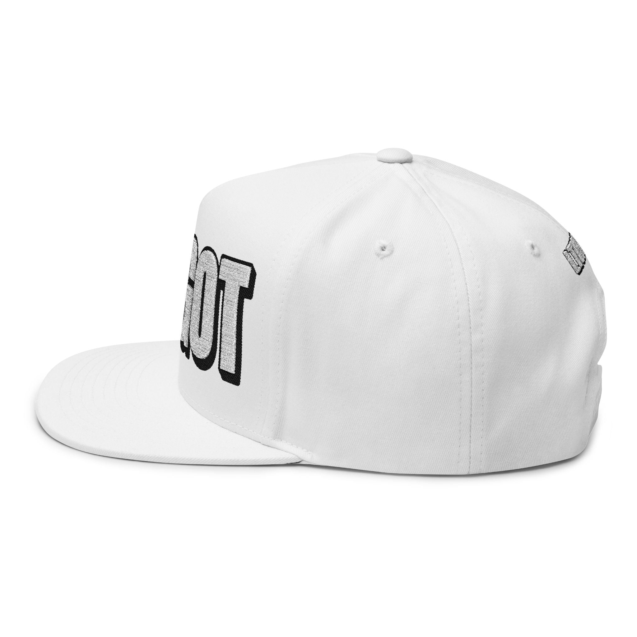 Hats INTO: F@GGOT Embroidered Flat Bill Cap – Bold Statement Hat for Queer Pride & Power LEATHERDADDY BATOR