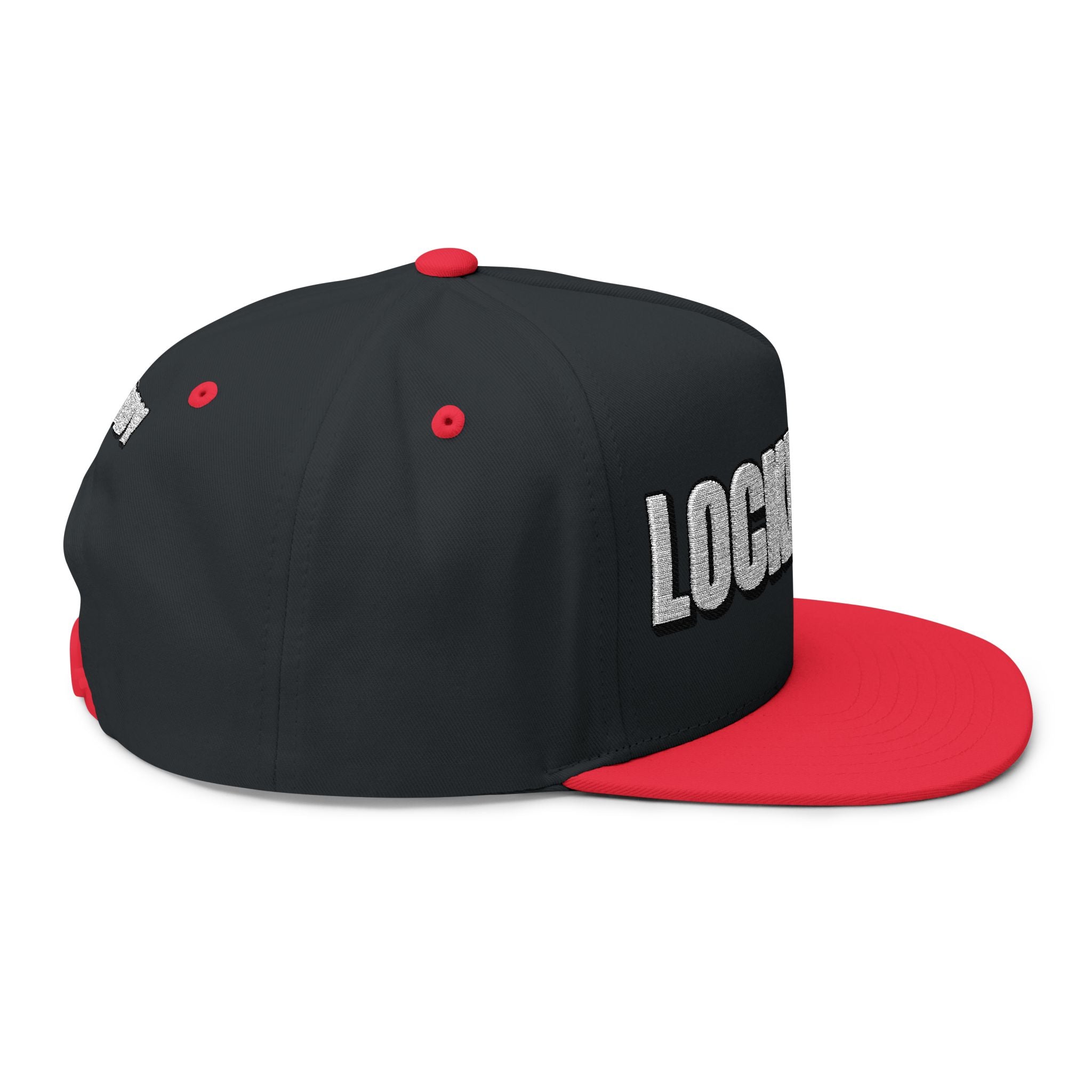 Hats INTO: LOCKEDBOY Embroidered Flat Bill Cap – Chastity Kink Hat for Proud Subs LEATHERDADDY BATOR