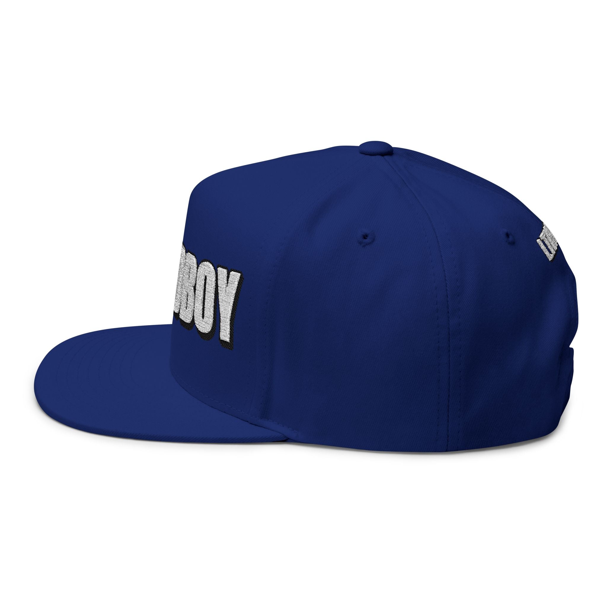 Hats INTO: LOCKEDBOY Embroidered Flat Bill Cap – Chastity Kink Hat for Proud Subs LEATHERDADDY BATOR