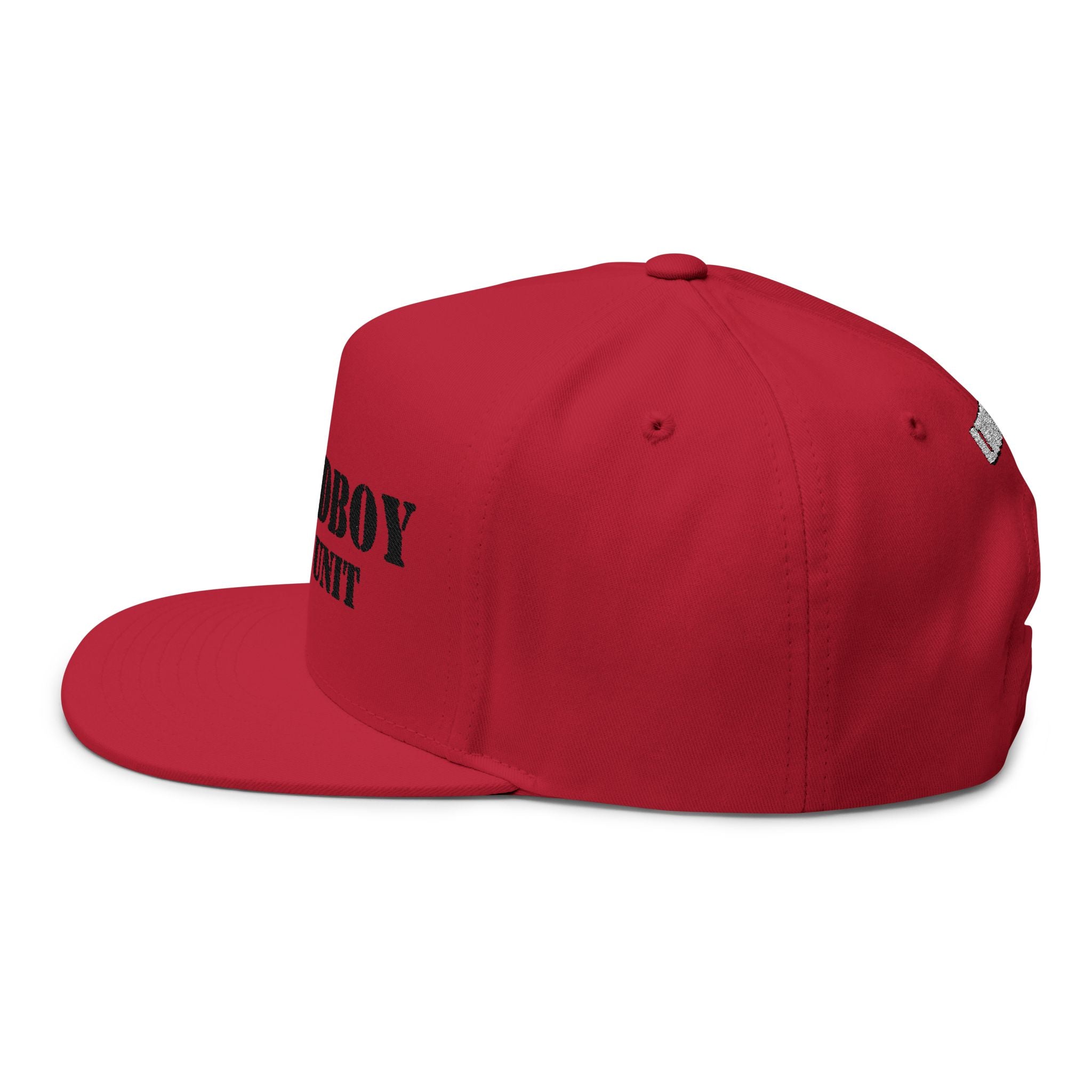 Hats LockedBoy Caged Unit Locktober Embroidered Flat Bill Snapback Cap for chastity LEATHERDADDY BATOR