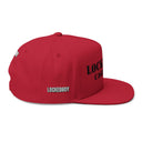 Hats LockedBoy Caged Unit Locktober Embroidered Flat Bill Snapback Cap for chastity LEATHERDADDY BATOR