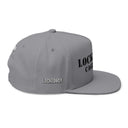 Hats LockedBoy Caged Unit Locktober Embroidered Flat Bill Snapback Cap for chastity LEATHERDADDY BATOR