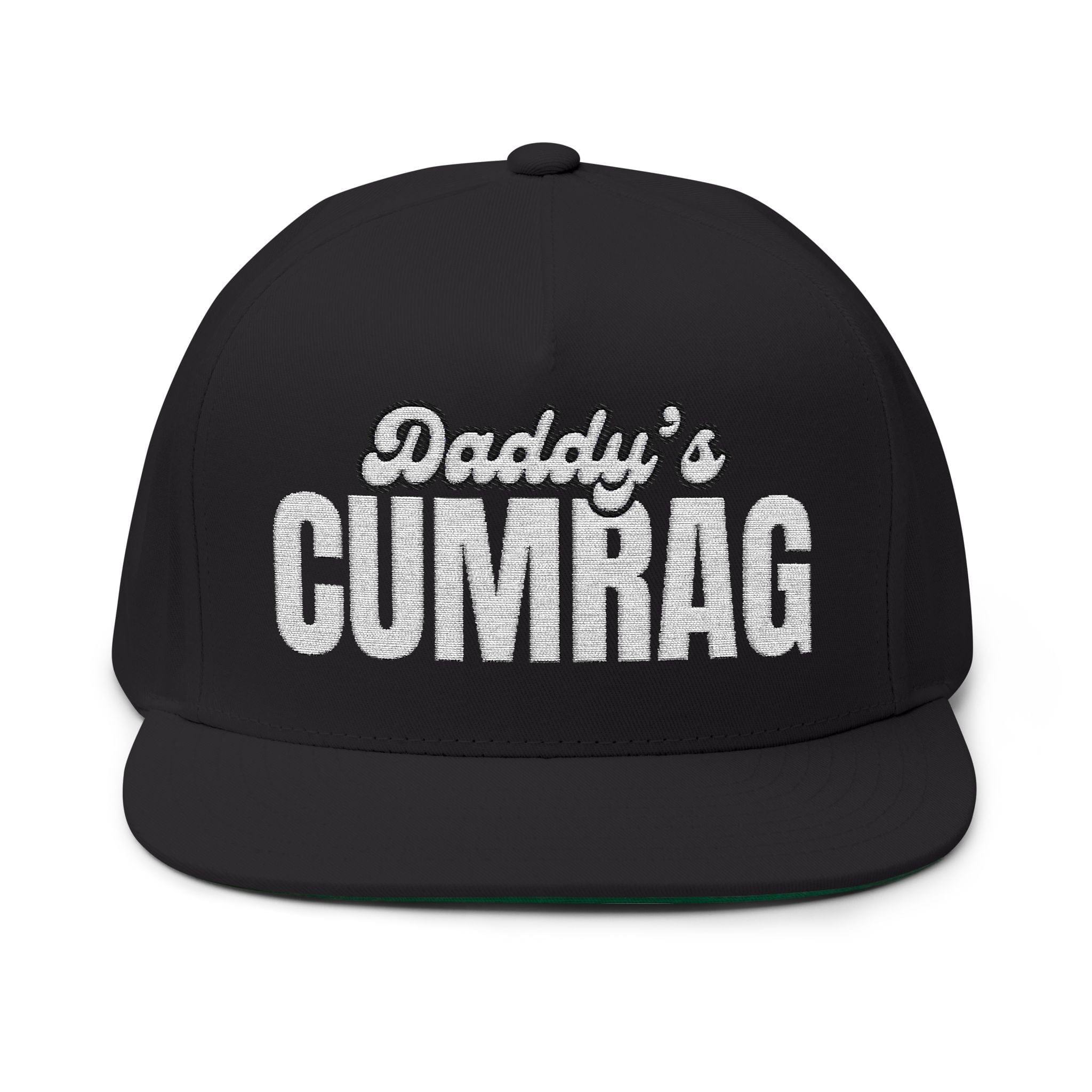 Hats One size / Black Funny Flat Bill Cap for Dads, Casual Headwear, Gift for Father's Day, Dad Hat, Humorous Cap, Embroidered Dad Hat LEATHERDADDY BATOR