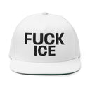 Hats One size / White F*CK ICE - Embroidered Flat Bill Cap - Abolish ICE - Protest LEATHERDADDY BATOR