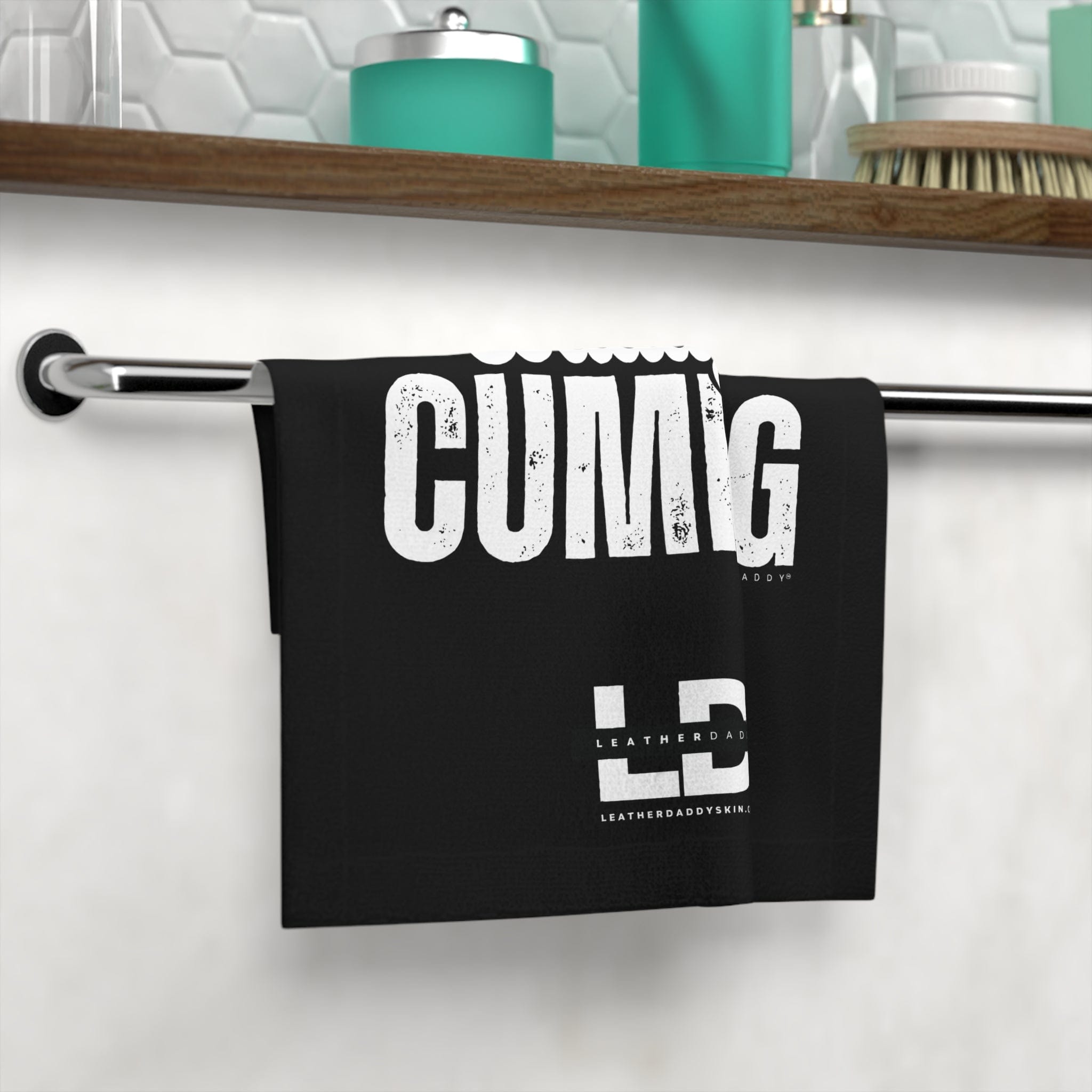 Home Decor 13" × 13" / White Daddy's C*mRag - NEW Design #1 LEATHERDADDY BATOR