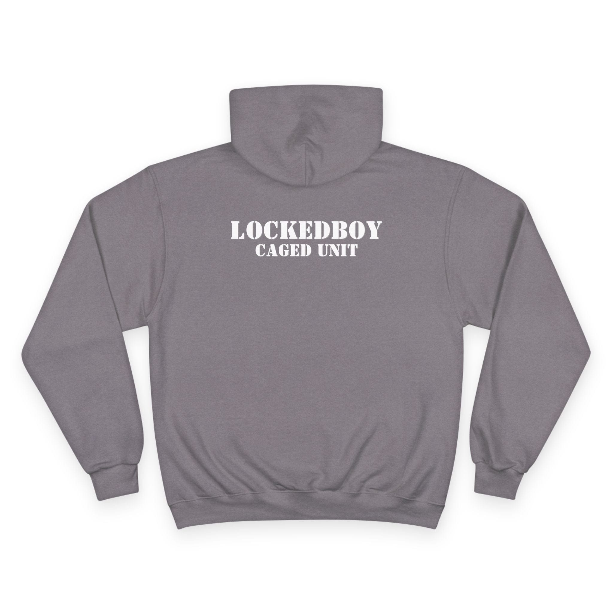Hoodie Locktober Military Champion™ Hoodie – LockedBoy Caged Unit Edition LEATHERDADDY BATOR