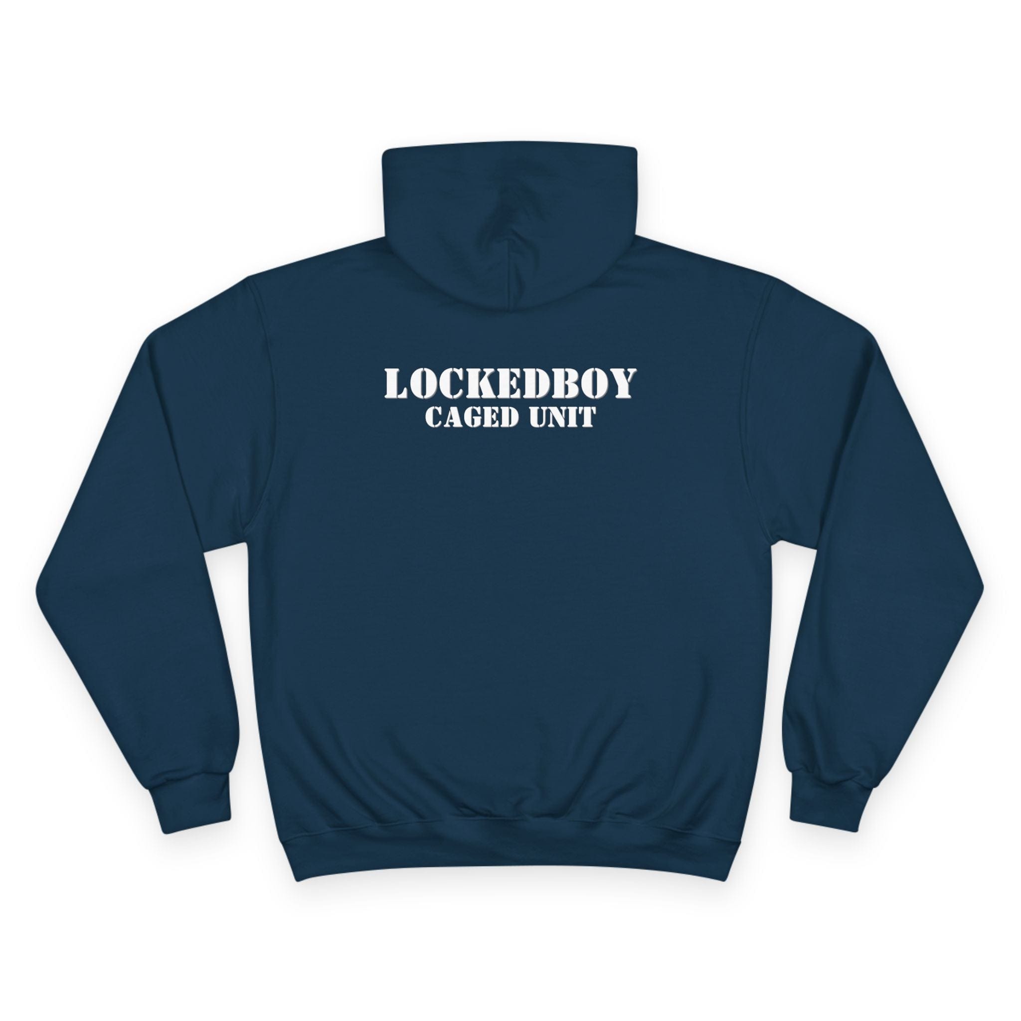 Hoodie Locktober Military Champion™ Hoodie – LockedBoy Caged Unit Edition LEATHERDADDY BATOR