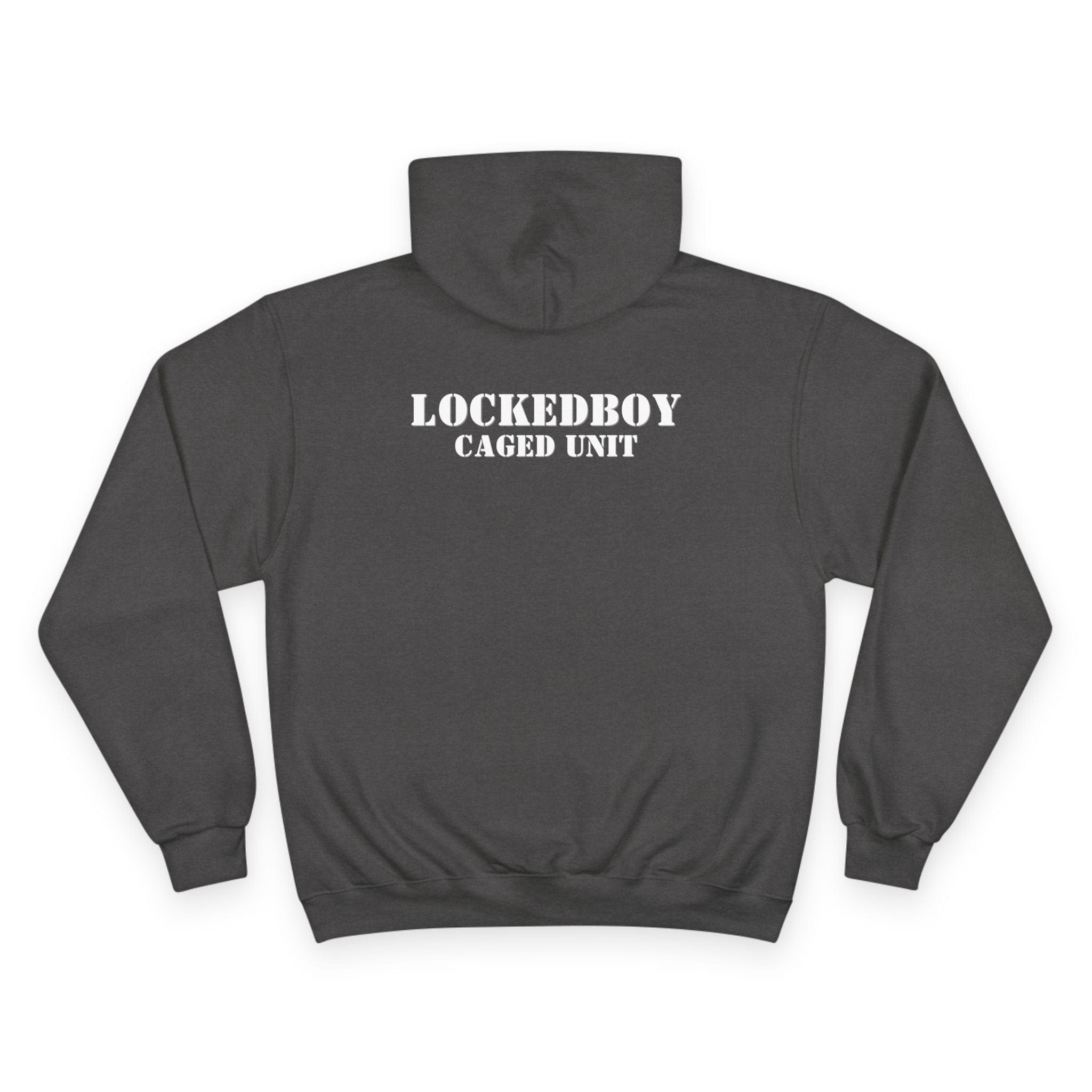 Hoodie Locktober Military Champion™ Hoodie – LockedBoy Caged Unit Edition LEATHERDADDY BATOR