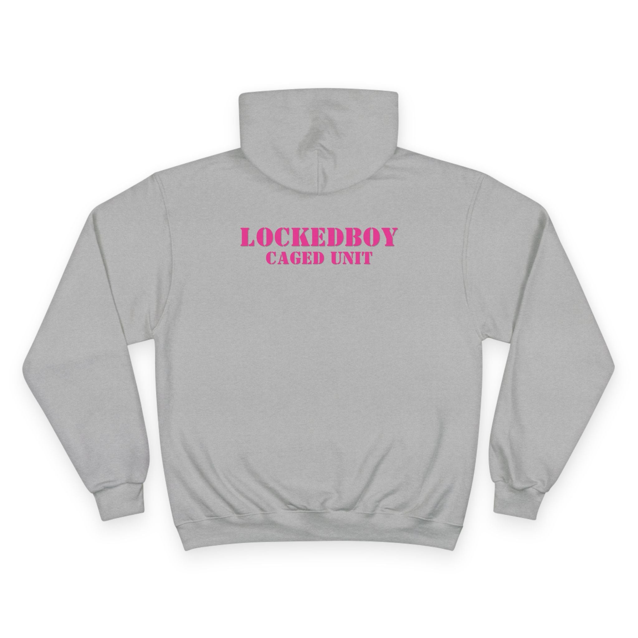 Hoodie Locktober Military Champion™ Hoodie – LockedBoy Caged Unit Edition LEATHERDADDY BATOR
