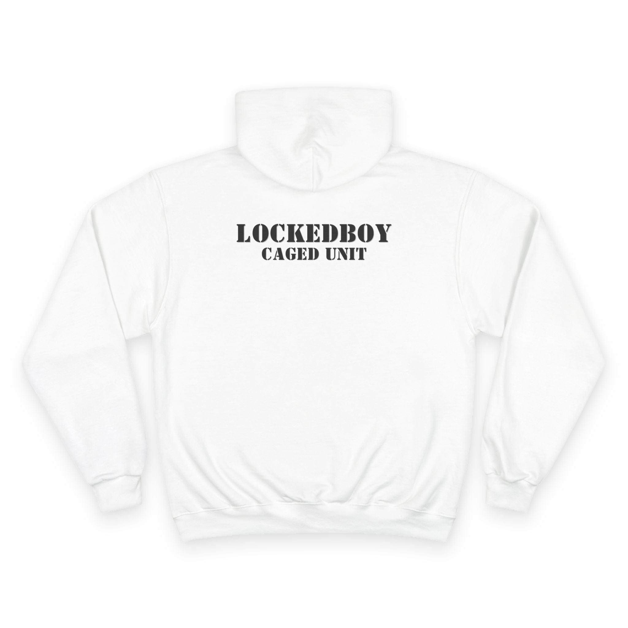 Hoodie Locktober Military Champion™ Hoodie – LockedBoy Caged Unit Edition LEATHERDADDY BATOR