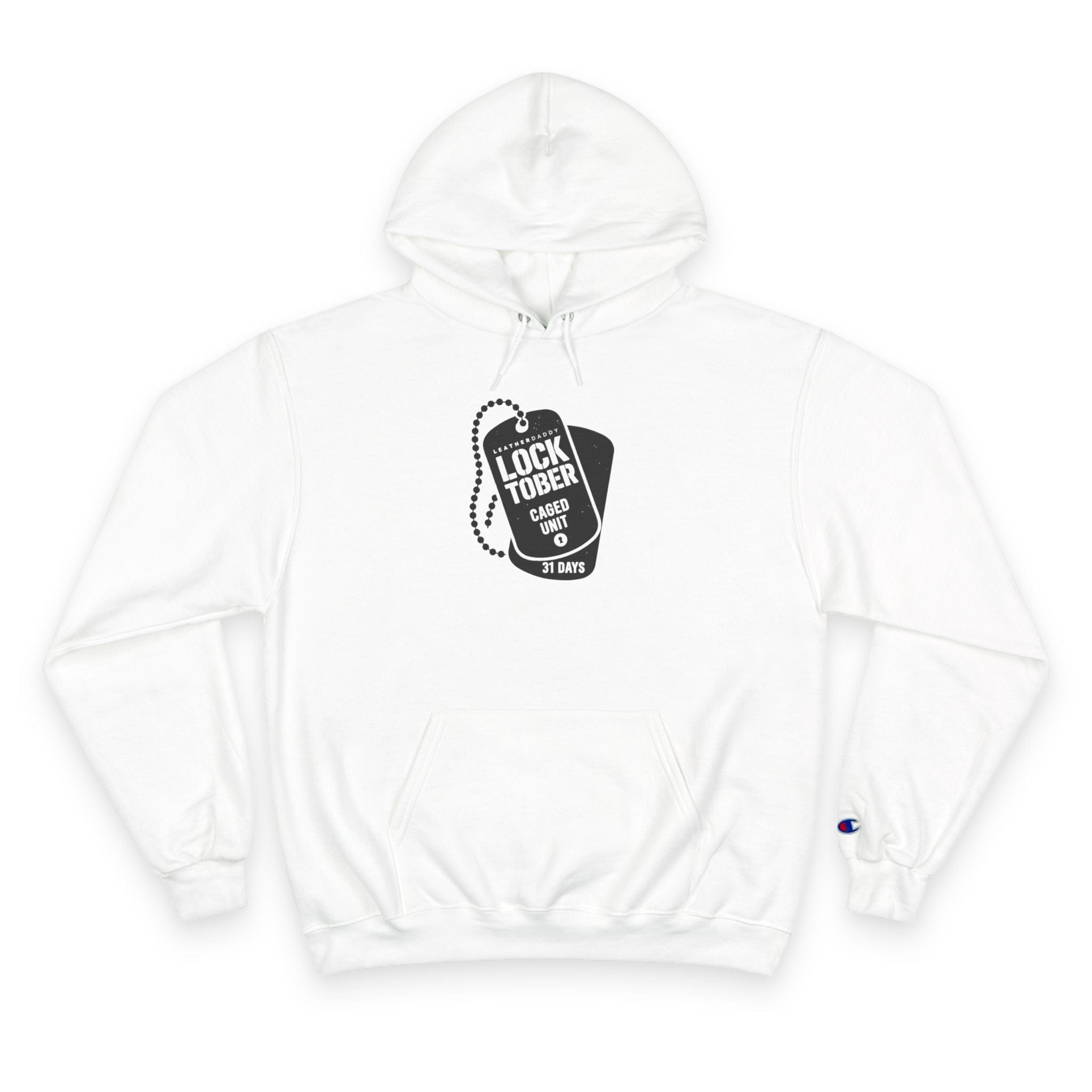 Hoodie Locktober Military Champion™ Hoodie – LockedBoy Caged Unit Edition LEATHERDADDY BATOR