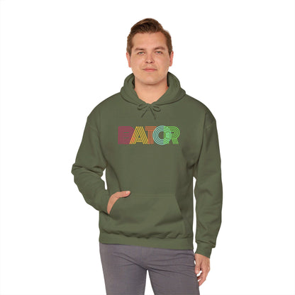 Hoodie Military Green / S Retro BATOR Hoodie - B8rBrand Bate Apparel LEATHERDADDY BATOR