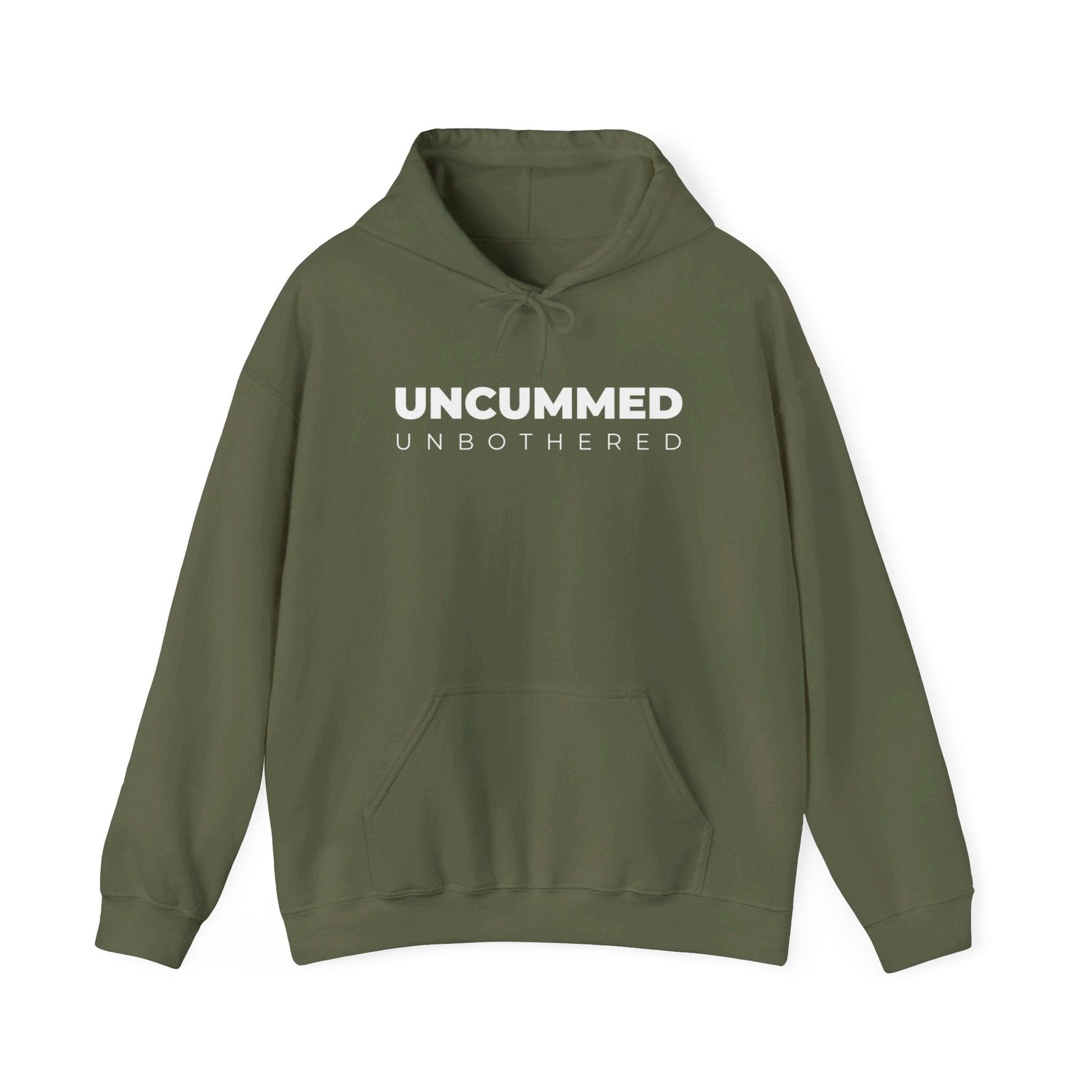 Hoodie Military Green / S Unc*mmed & Unbothered Hoodie - Lockedboy Athletics by LeatherDaddy LEATHERDADDY BATOR