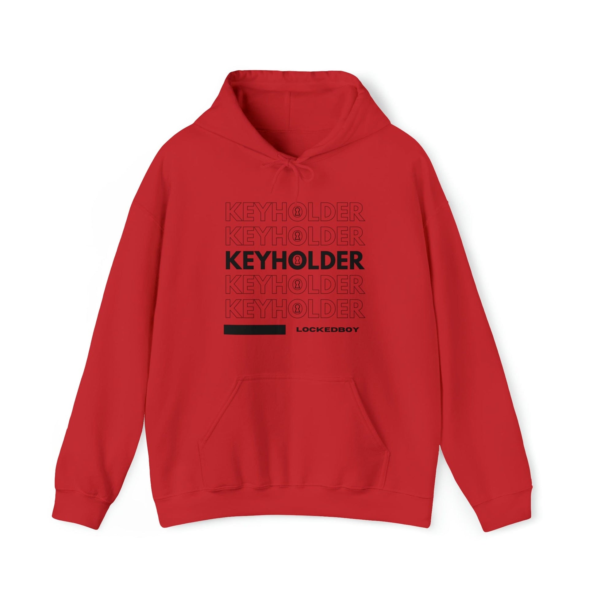 Hoodie Red / S Keyholder Bag Inspo Hoodie - Lockedboy Athletics Chastity Apparel LEATHERDADDY BATOR
