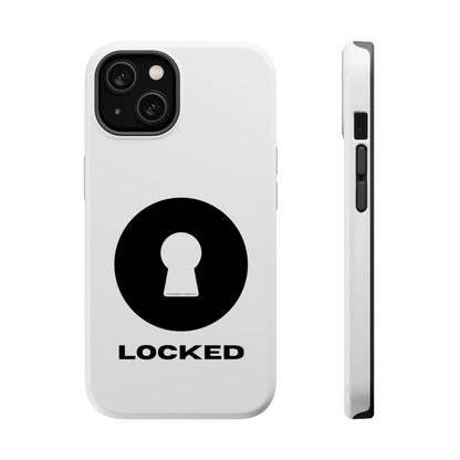 Phone Case iPhone 14 / Glossy Lockedboy MagSafe Tough Case LEATHERDADDY BATOR