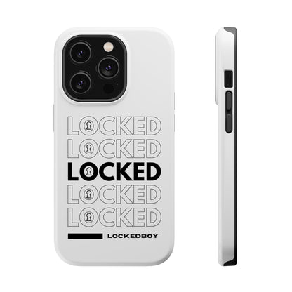 Phone Case iPhone 14 Pro / Glossy Lockedboy Bag Inspo MagSafe Tough Cases LEATHERDADDY BATOR