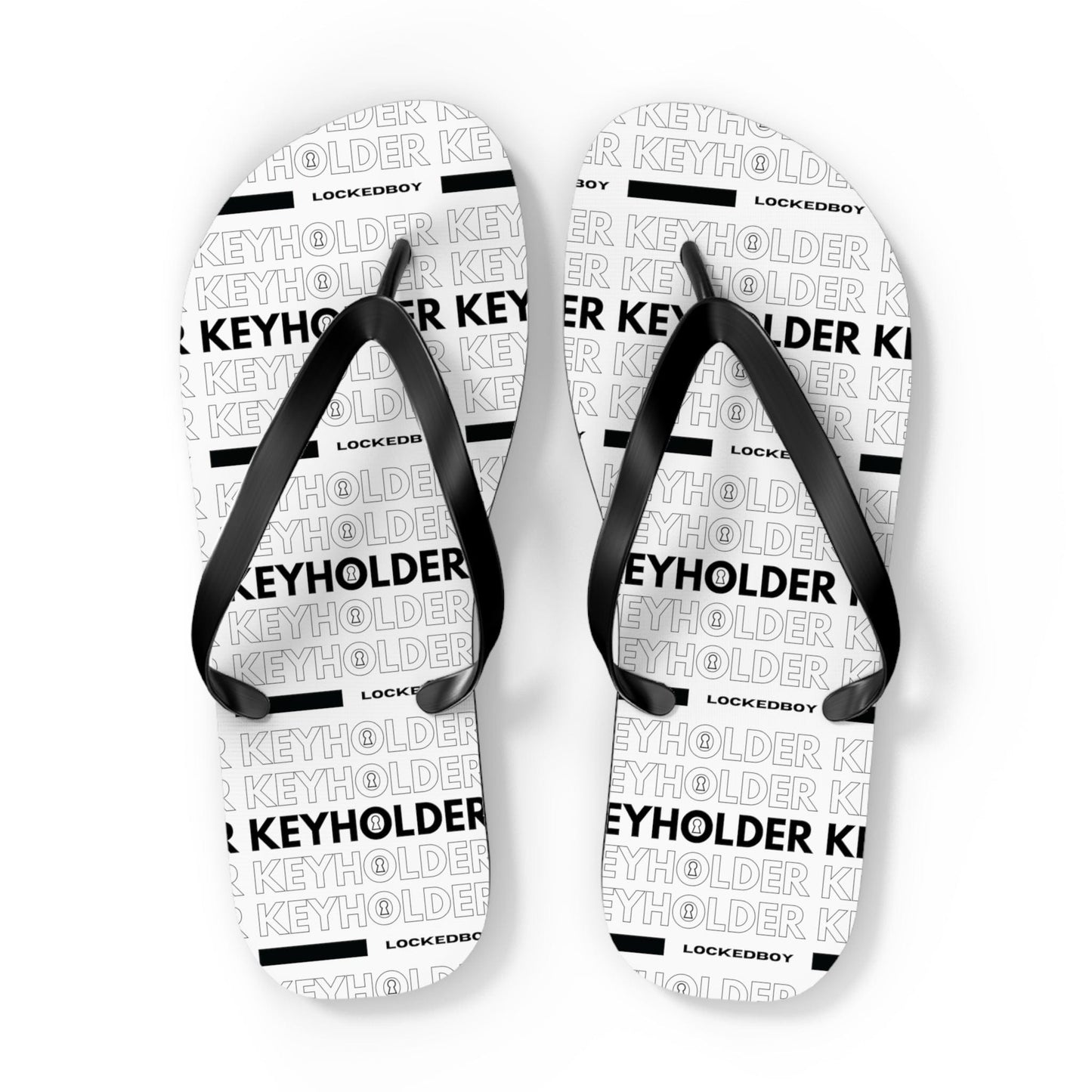 Shoes XL / Black sole KeyHolder Bag Inspo Unisex Flip-Flops LEATHERDADDY BATOR