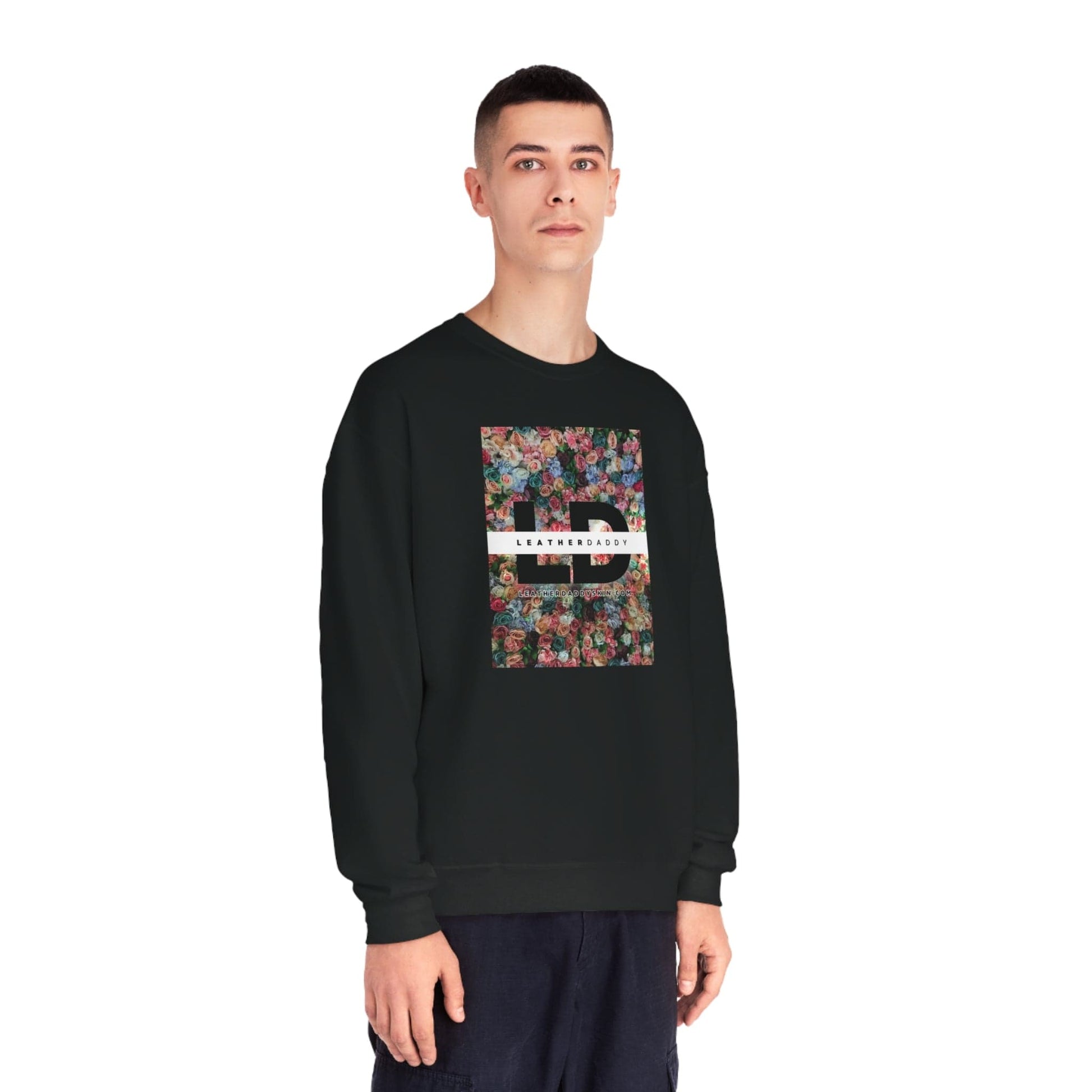 Sweatshirt Black / S LeatherDaddy Floral Crewneck Sweatshirt Multi-Color LEATHERDADDY BATOR