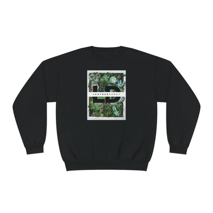 Sweatshirt Black / S LeatherDaddy Floral Crewneck Sweatshirt - Succulents LEATHERDADDY BATOR