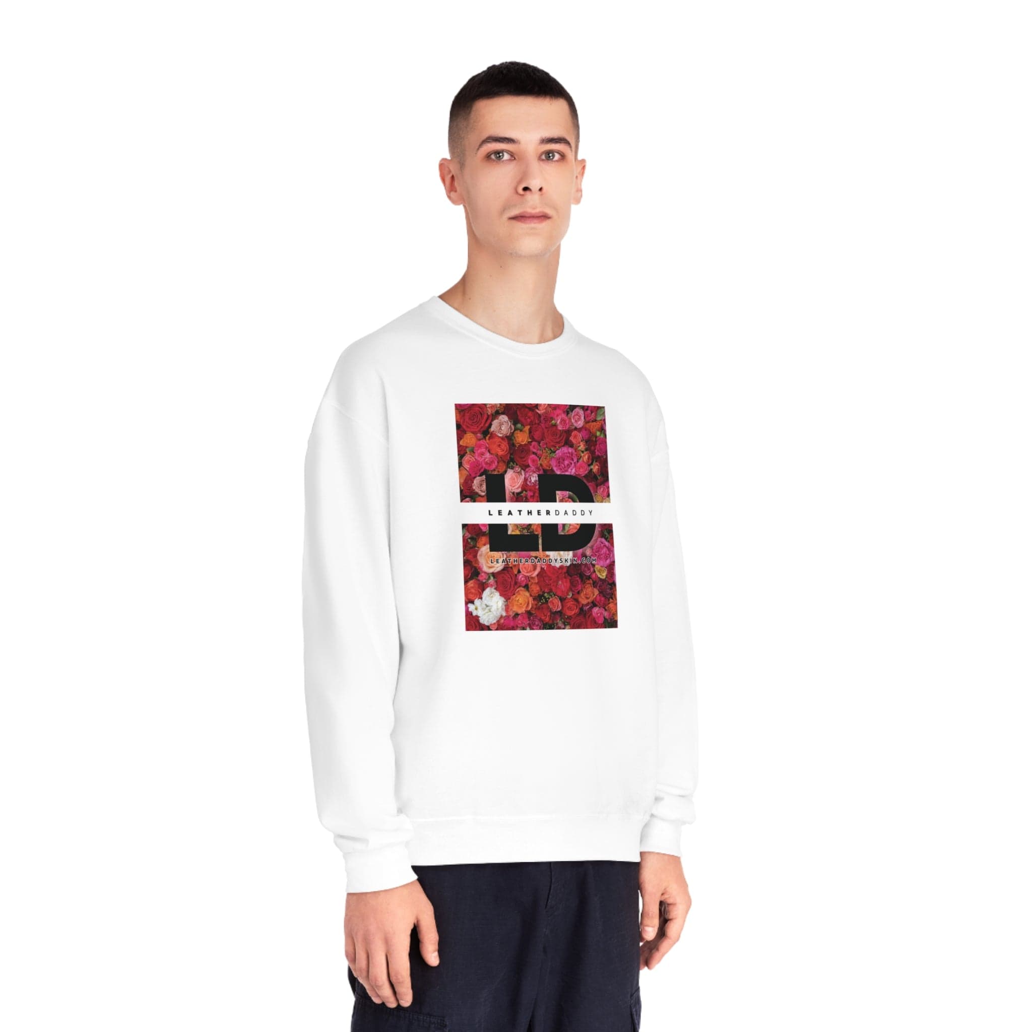Sweatshirt LeatherDaddy Floral Crewneck Sweatshirt LEATHERDADDY BATOR