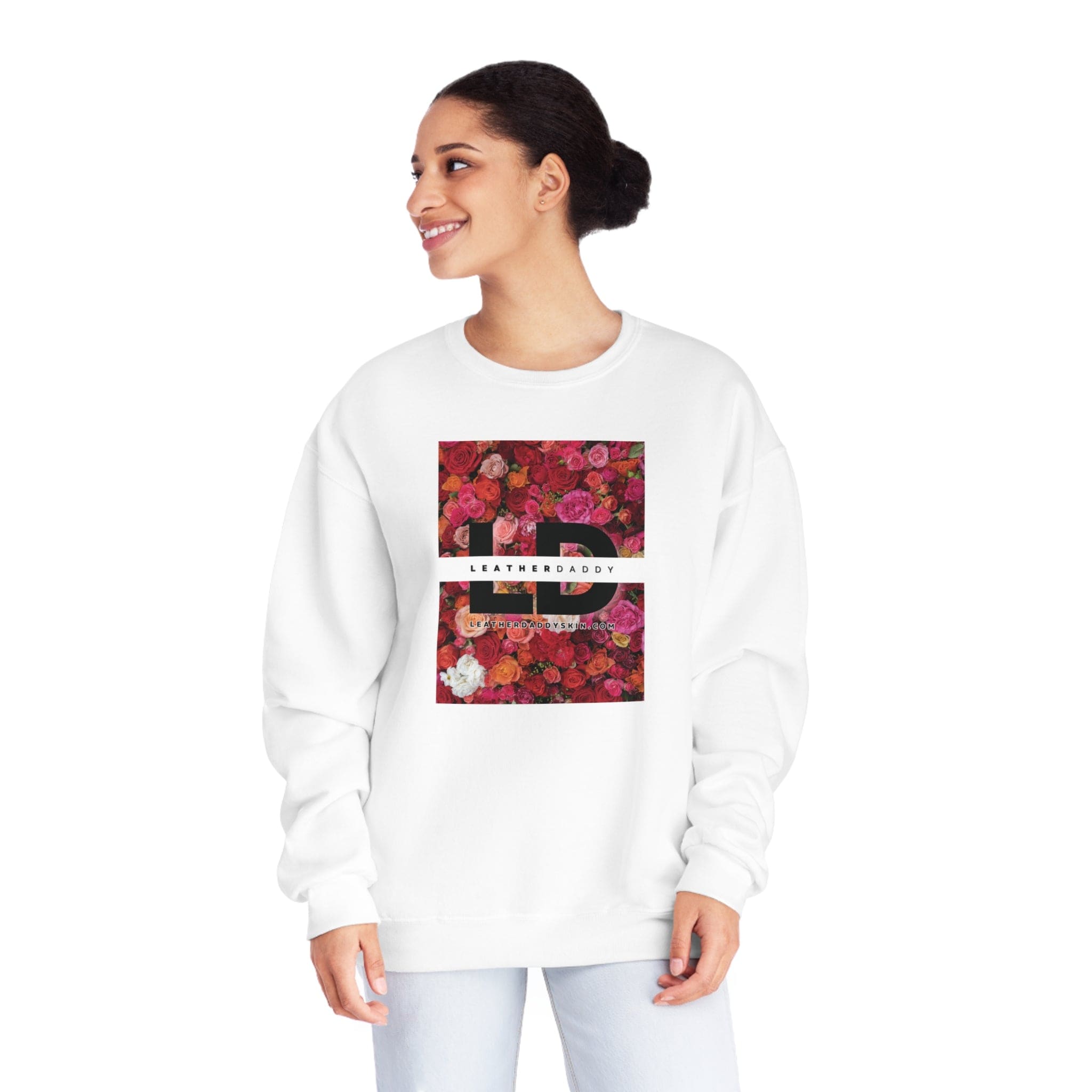 Sweatshirt LeatherDaddy Floral Crewneck Sweatshirt LEATHERDADDY BATOR
