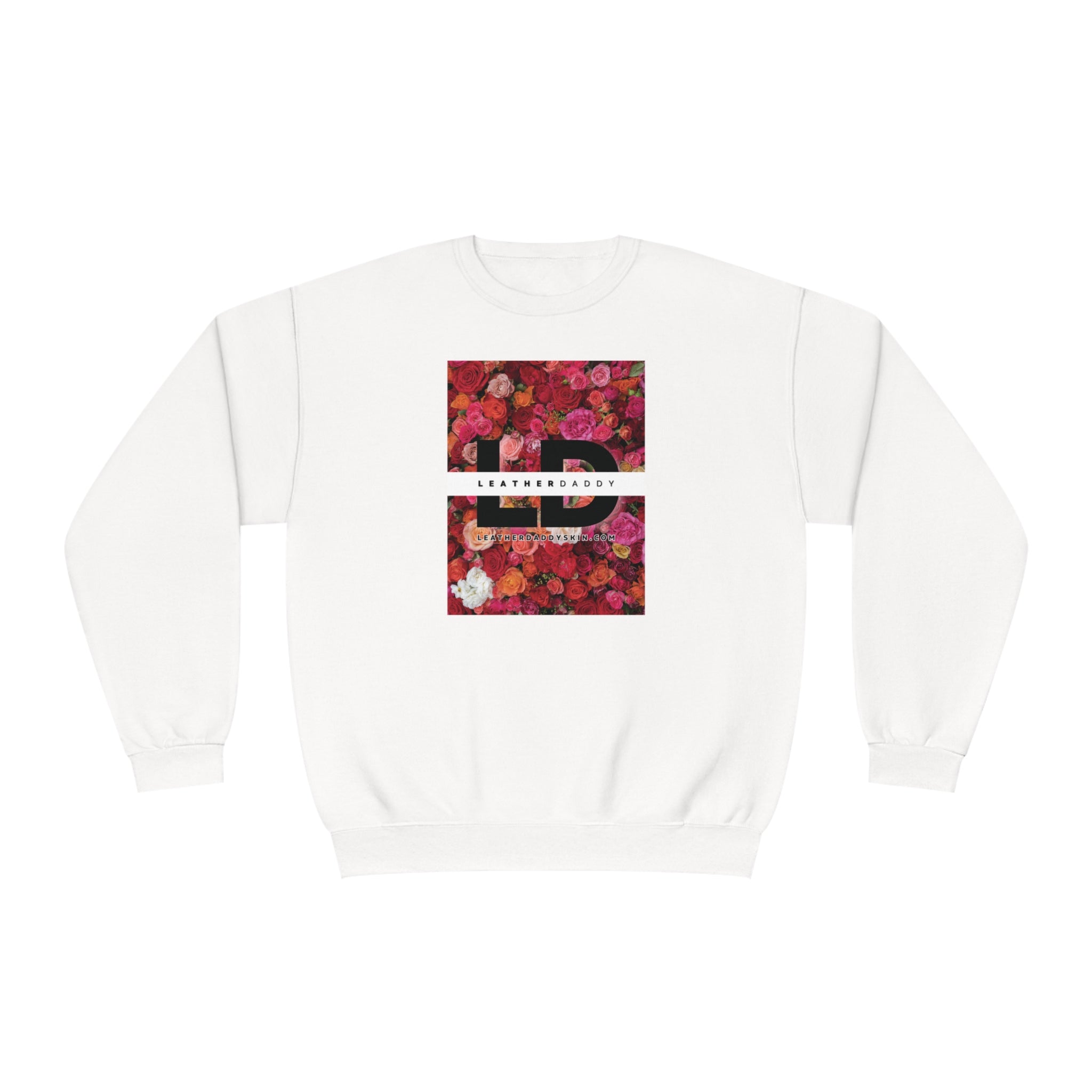 Sweatshirt White / S LeatherDaddy Floral Crewneck Sweatshirt LEATHERDADDY BATOR