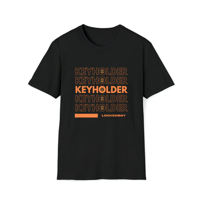 T-Shirt Black / S KEYHOLDER bag Inspo - Chastity Shirts by LockedBoy Athletic LEATHERDADDY BATOR