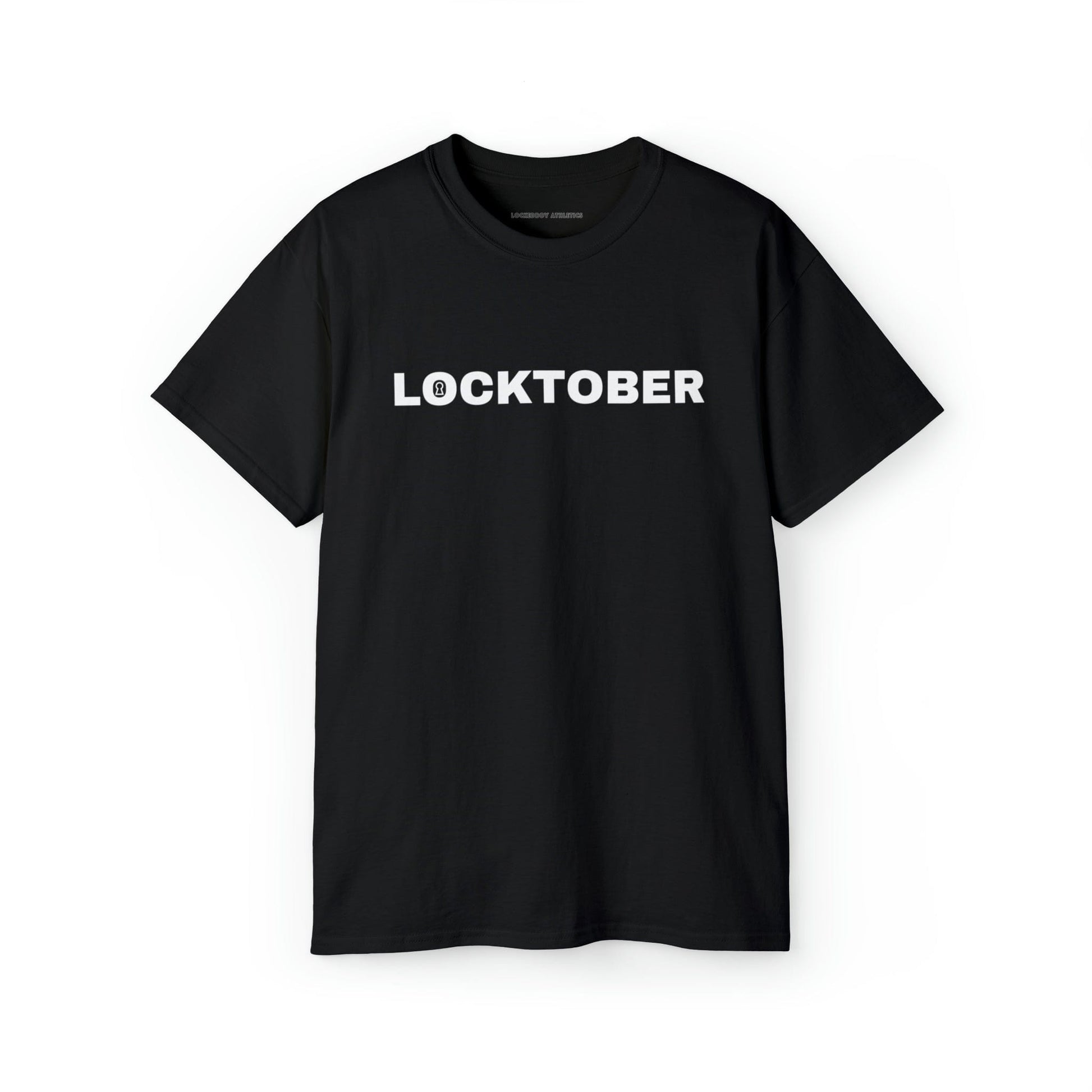 T-Shirt Black / S Locktober Graphic Tee - Lockedboy Athletics Chastity T-Shirts LEATHERDADDY BATOR