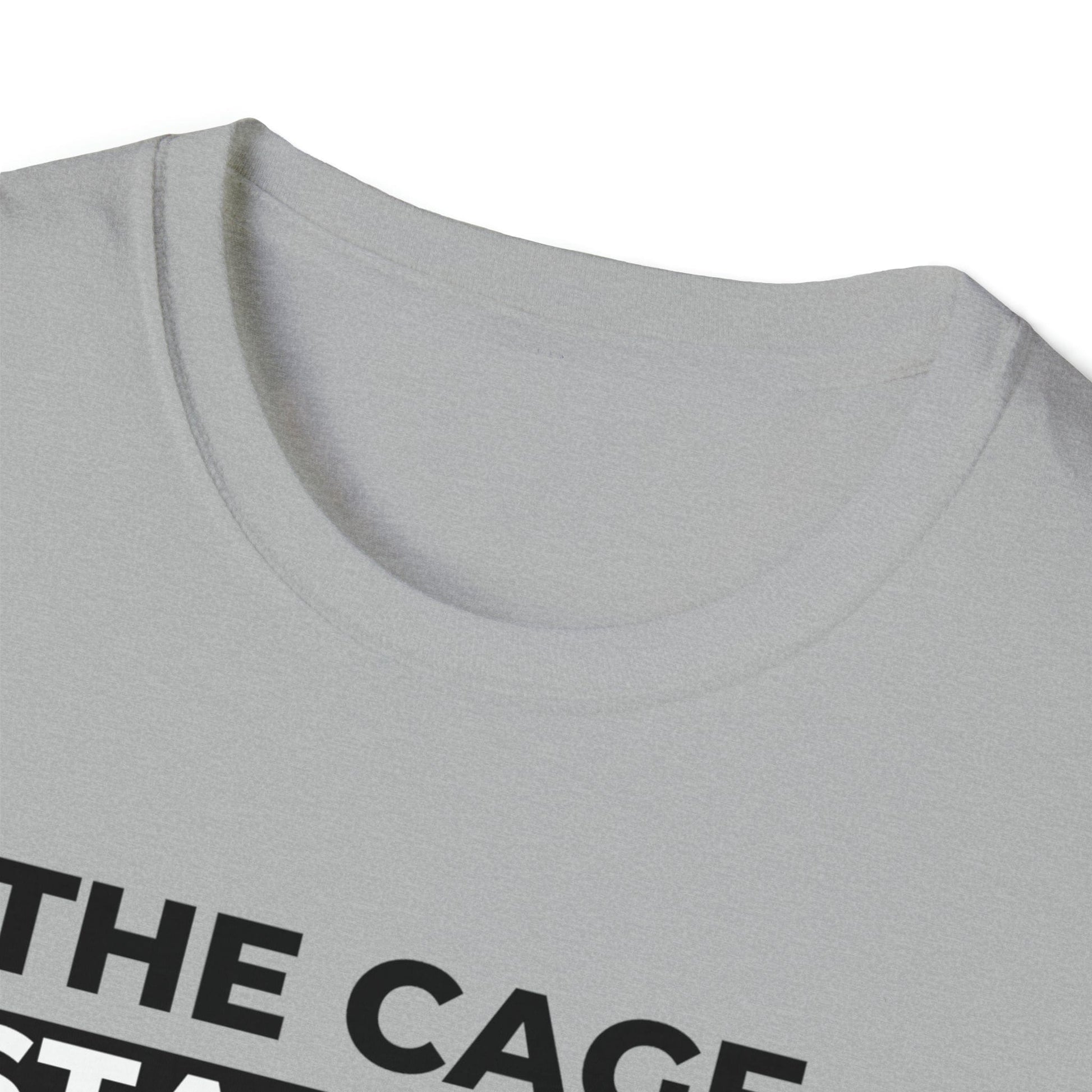 T-Shirt Cage Stays On - Lockedboy Athletics Chastity Tshirt LEATHERDADDY BATOR