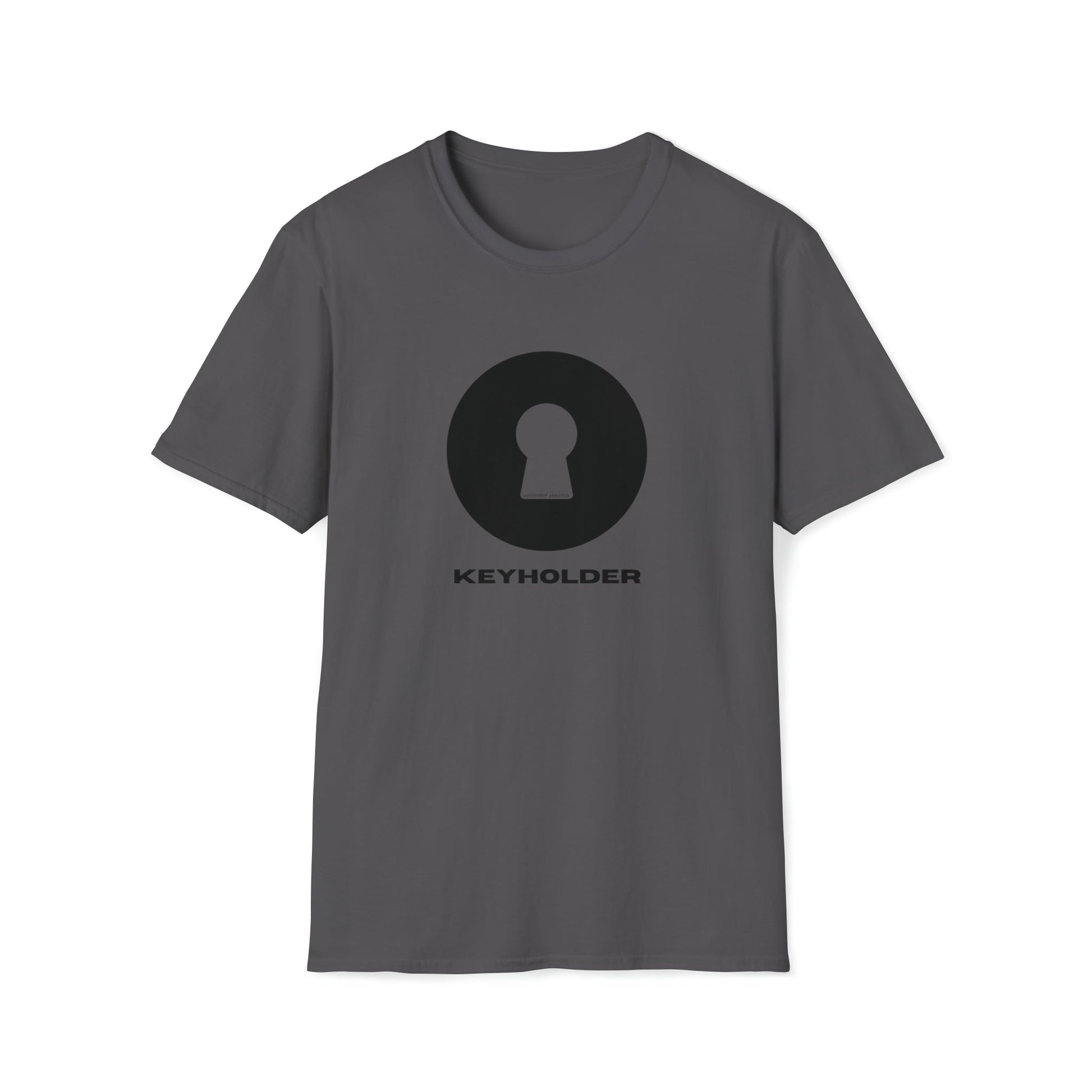 T-Shirt Charcoal / S KeyHolder Lock - Chastity Shirts by LockedBoy Athletics LEATHERDADDY BATOR