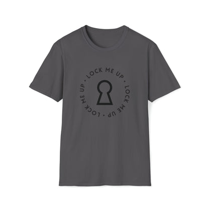 T-Shirt Charcoal / S Lock Me Up - Lockedboy Athletics Chastity Tshirt LEATHERDADDY BATOR