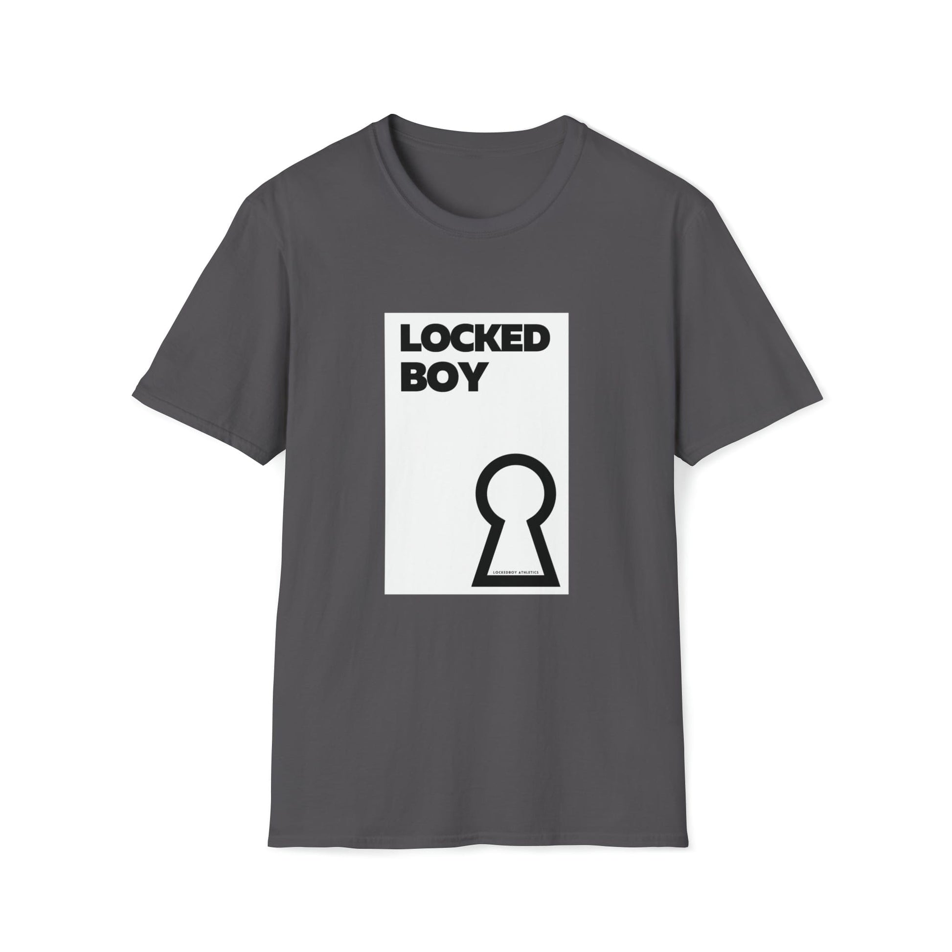 T-Shirt Charcoal / S LockedBoy OG - Lockedboy Athletics Chastity Tshirt LEATHERDADDY BATOR