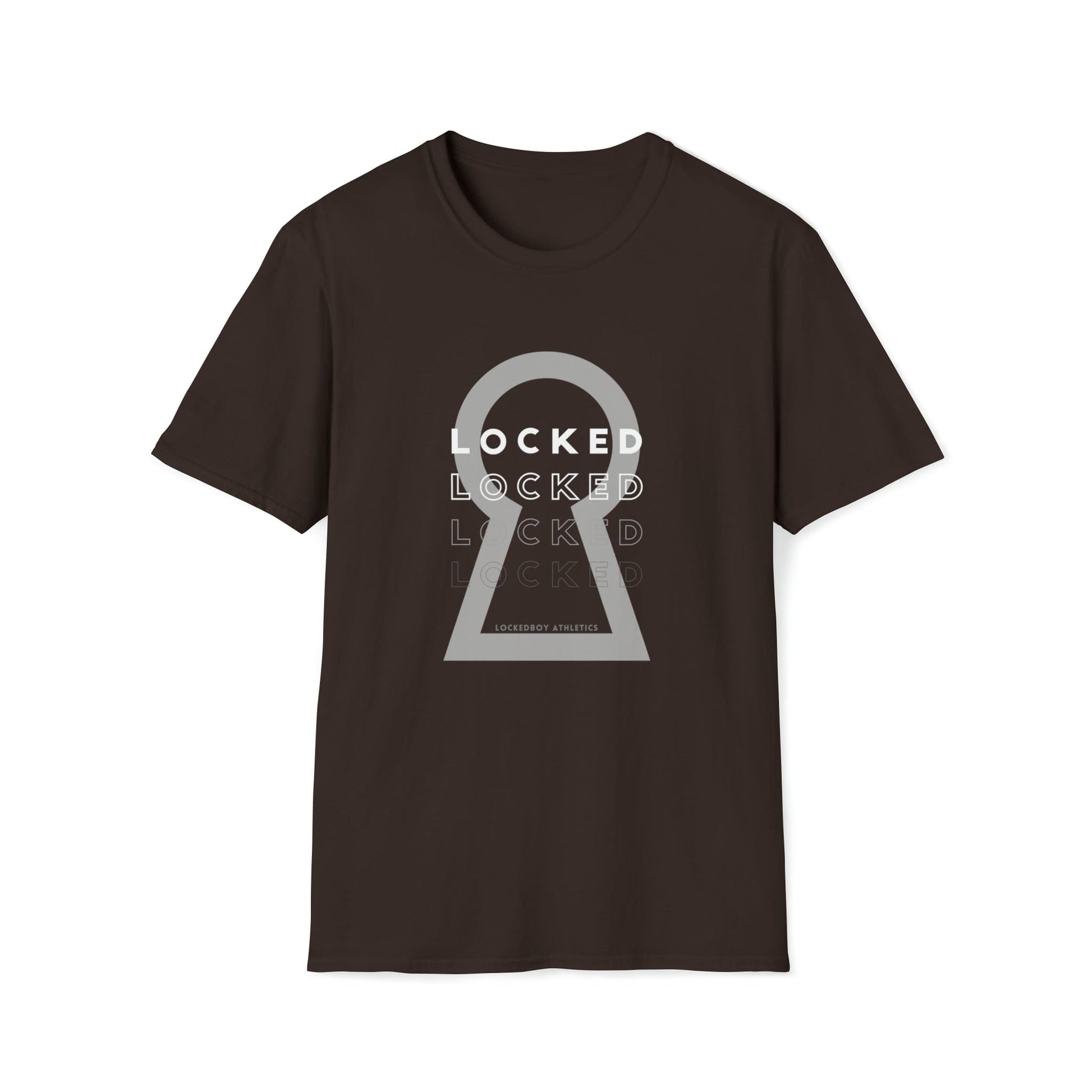 T-Shirt Dark Chocolate / S Lockedboy KeyHOLE Echo - Lockedboy Athletics Chastity Tshirt LEATHERDADDY BATOR