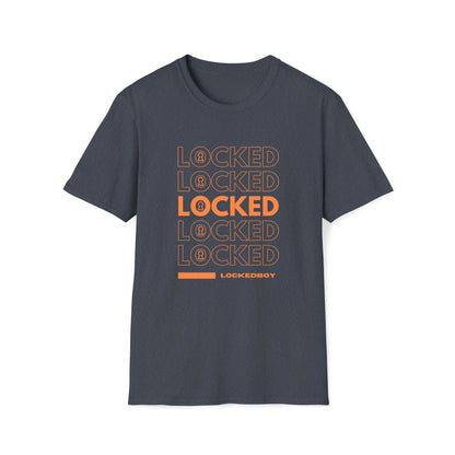 T-Shirt Heather Navy / S LOCKED Bag Inspo - Lockedboy Athletics Chastity Tshirt LEATHERDADDY BATOR