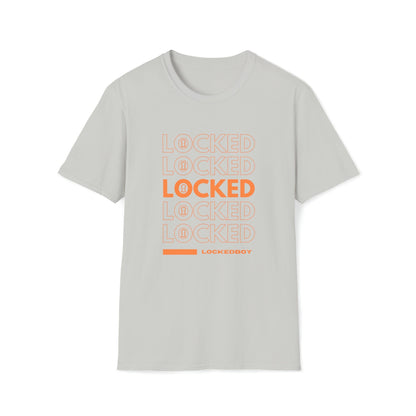 T-Shirt Ice Grey / L LOCKED Bag Inspo - Lockedboy Athletics Chastity Tshirt LEATHERDADDY BATOR