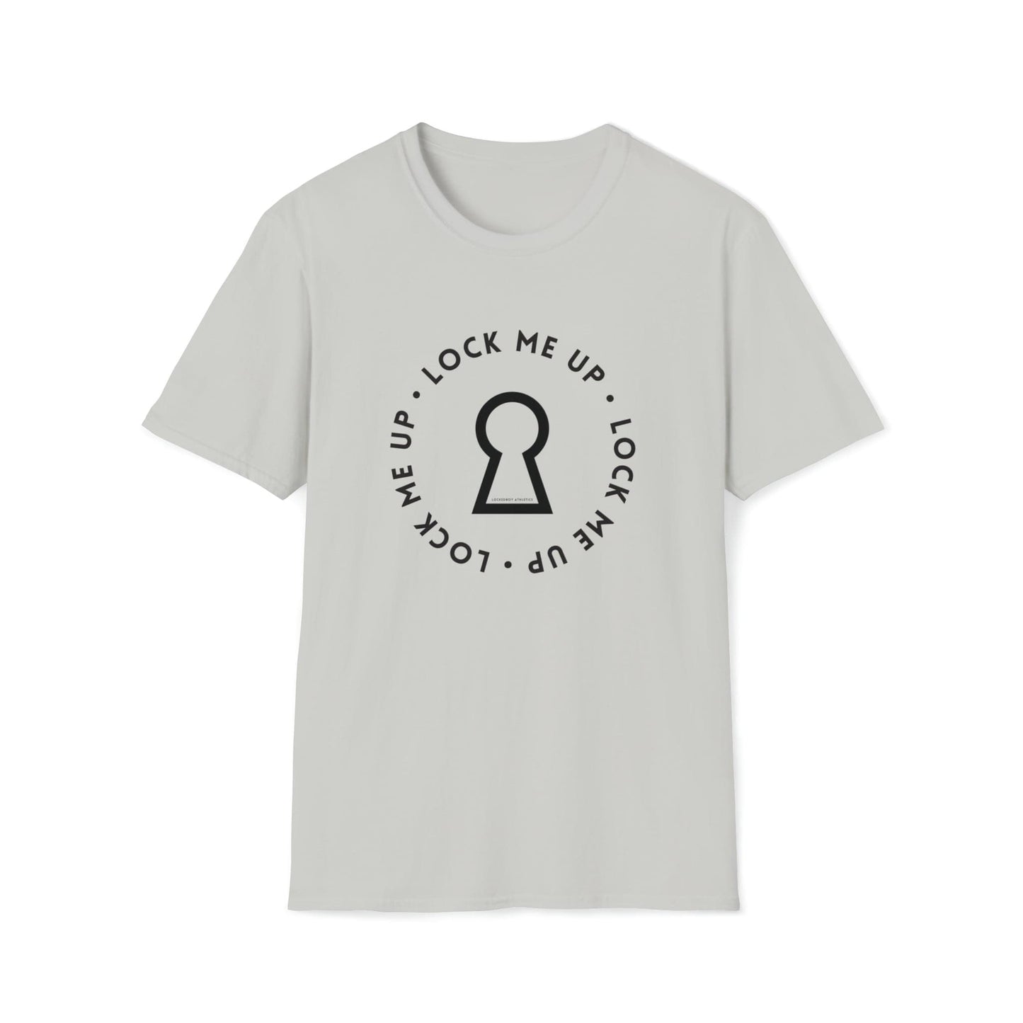 T-Shirt Ice Grey / S Lock Me Up - Lockedboy Athletics Chastity Tshirt LEATHERDADDY BATOR