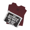 T-Shirt "ICE Supporters Do Not Belong in the Leather Community" Statement T-Shirt against fascism. ANTI-ICE. Abolish Ice. LEATHERDADDY BATOR
