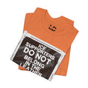T-Shirt "ICE Supporters Do Not Belong in the Leather Community" Statement T-Shirt against fascism. ANTI-ICE. Abolish Ice. LEATHERDADDY BATOR