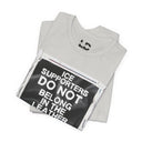 T-Shirt "ICE Supporters Do Not Belong in the Leather Community" Statement T-Shirt against fascism. ANTI-ICE. Abolish Ice. LEATHERDADDY BATOR