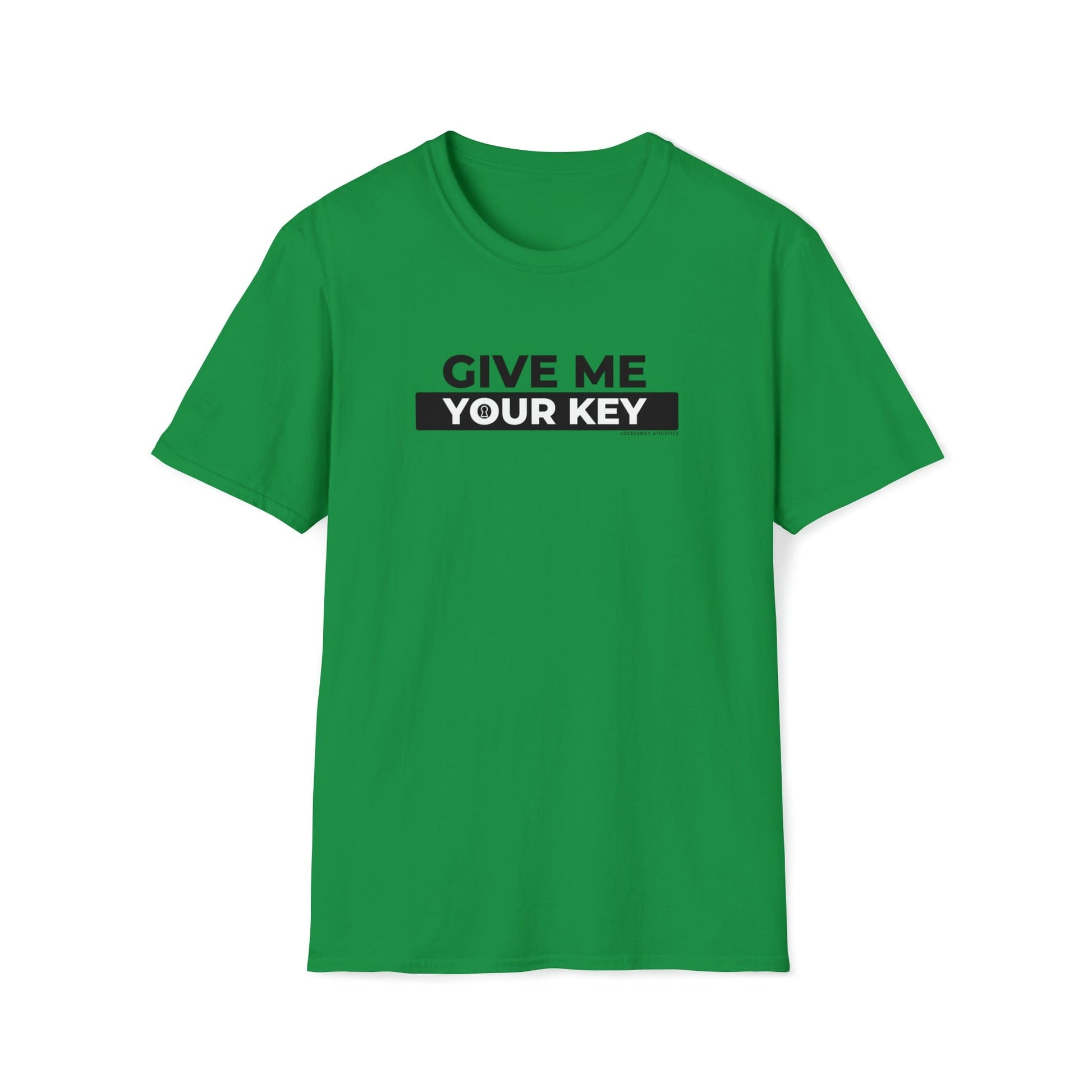 T-Shirt Irish Green / S Give Me Your Key - Chastity Shirts by LockedBoy Athletics LEATHERDADDY BATOR