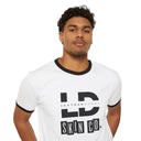 T-Shirt LeatherDaddy Skin Co. Ringer Tee — Logo Graphic T-Shirt LEATHERDADDY BATOR