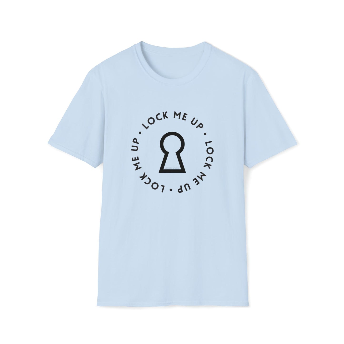 T-Shirt Light Blue / S Lock Me Up - Lockedboy Athletics Chastity Tshirt LEATHERDADDY BATOR