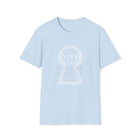 T-Shirt Light Blue / S Lockedboy KeyHOLE Echo - Lockedboy Athletics Chastity Tshirt LEATHERDADDY BATOR